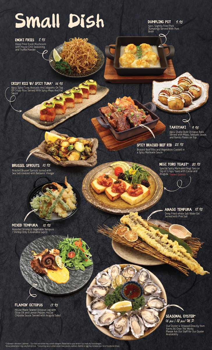 Crazy Rock'n Sushi Menu - Image 2